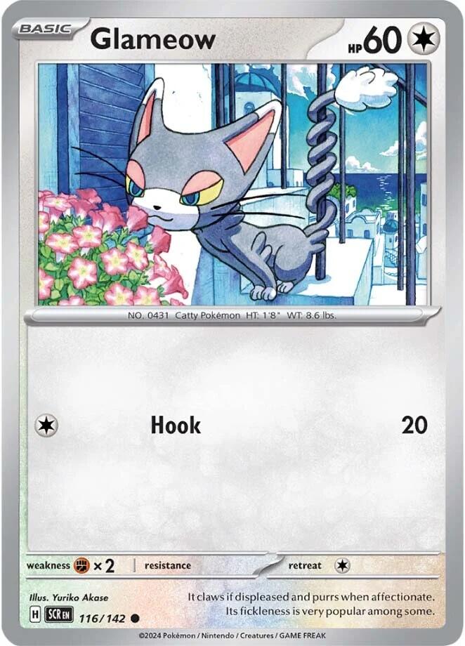 Glameow card artwork