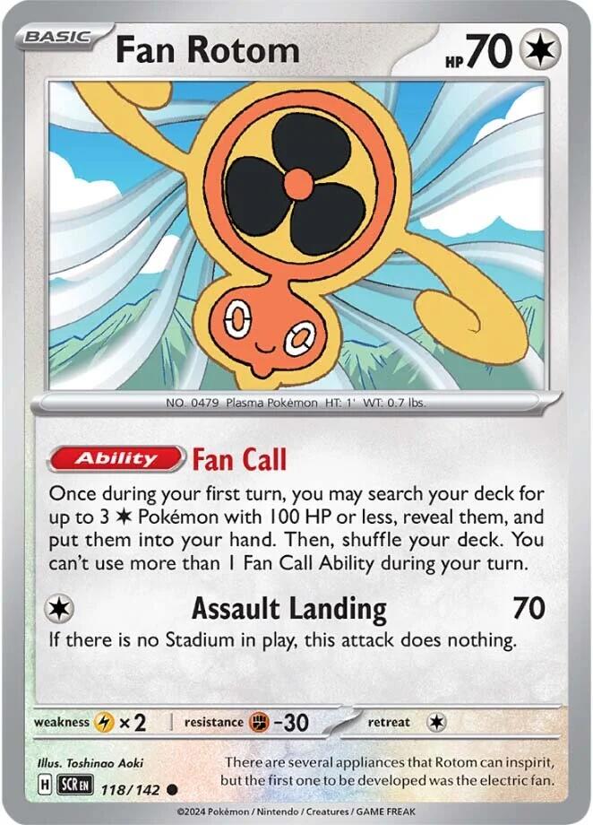 Fan Rotom card artwork
