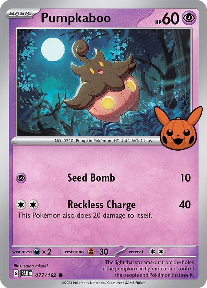 Pumpkaboo card artwork