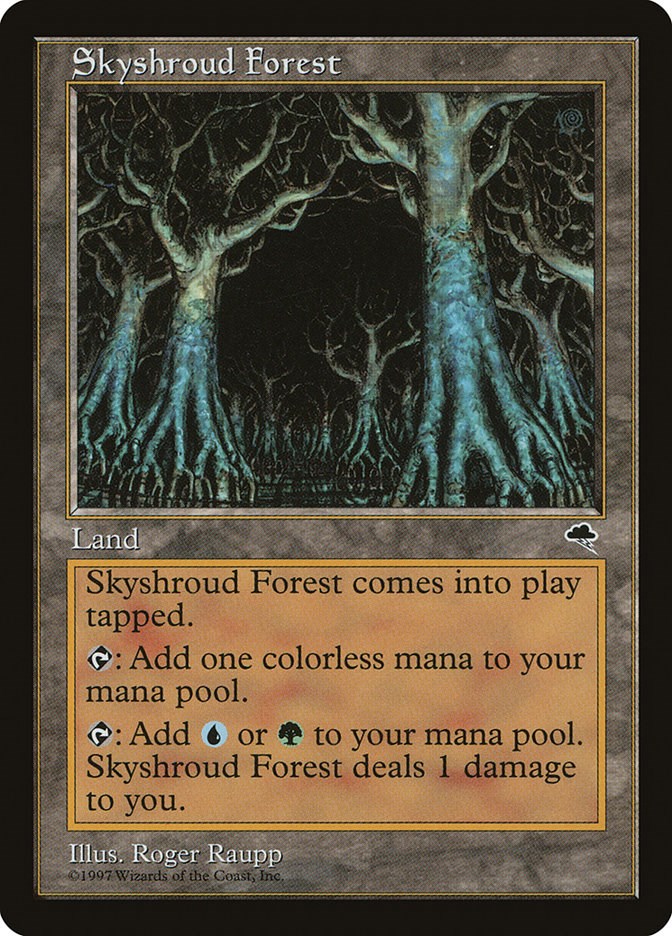 Magic The Gathering: Tempest Foresta di Cielsudario Skyshroud Forest