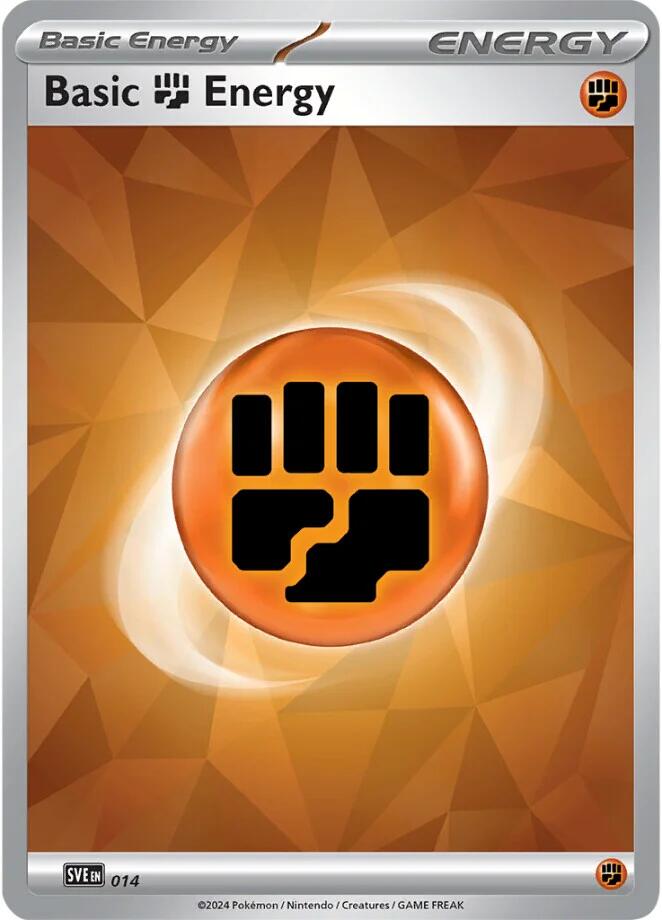 Basic Fighting Energy card artwork