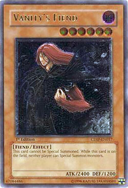 Vanity's Fiend (UTR) Cyberdark Impact YuGiOh