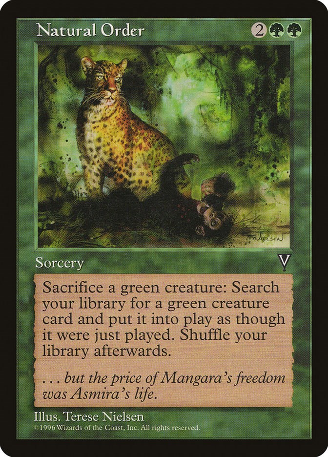 Natural Order - Visions - Magic: The Gathering