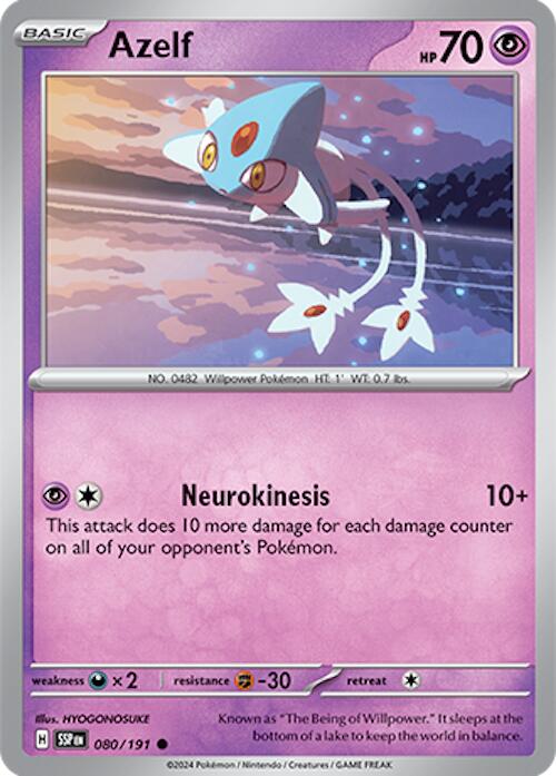 Azelf card artwork