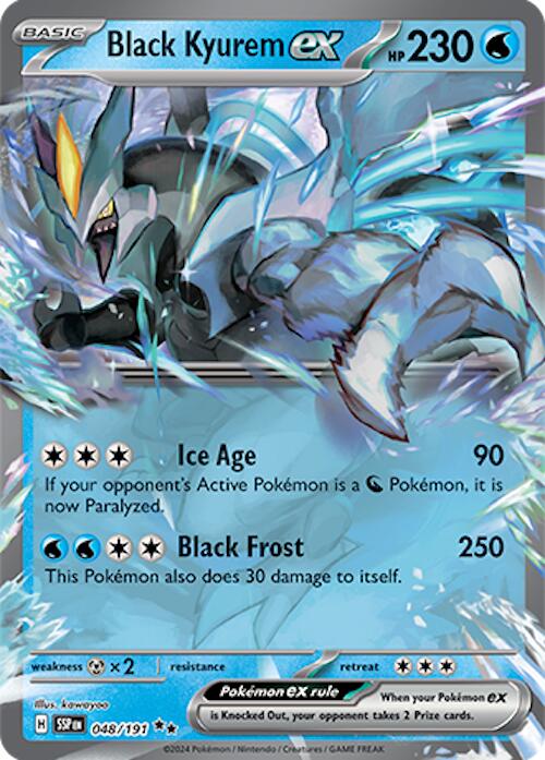 Black Kyurem ex card artwork