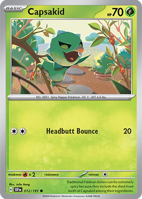 Capsakid card artwork