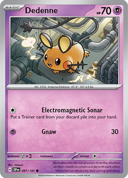 Dedenne card artwork