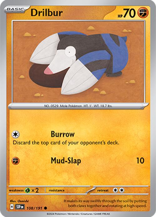 Drilbur card artwork