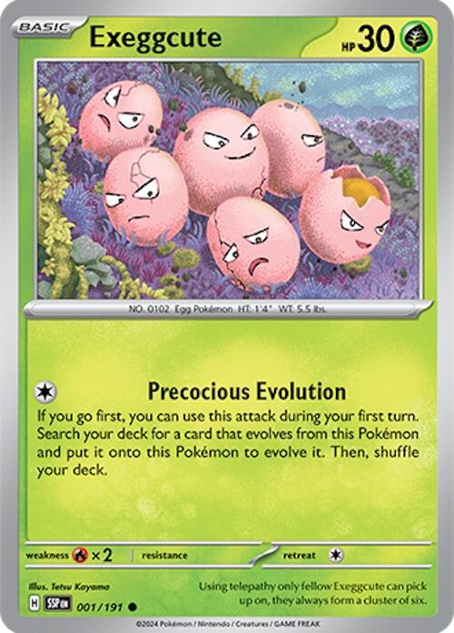Exeggcute card artwork