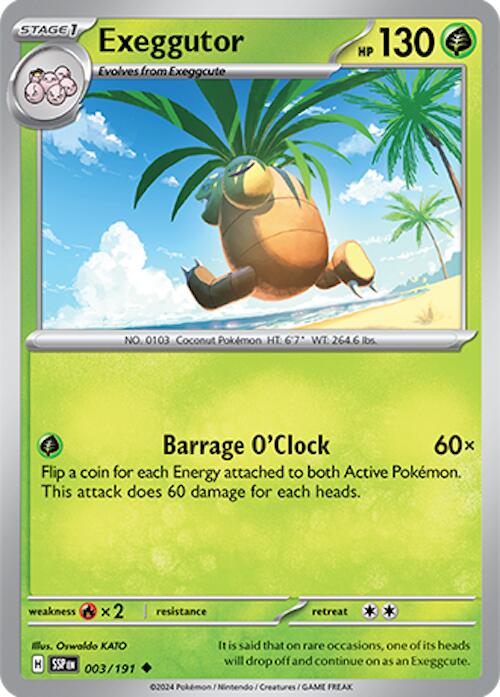 Exeggutor card artwork