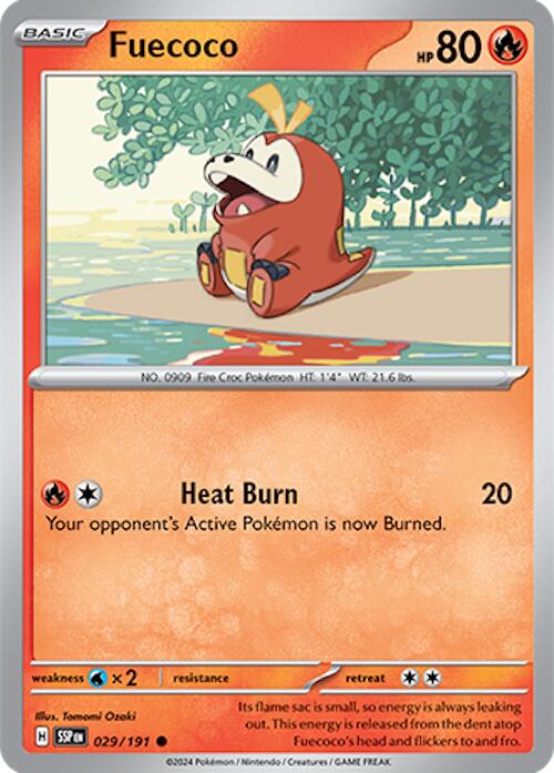 Fuecoco card artwork