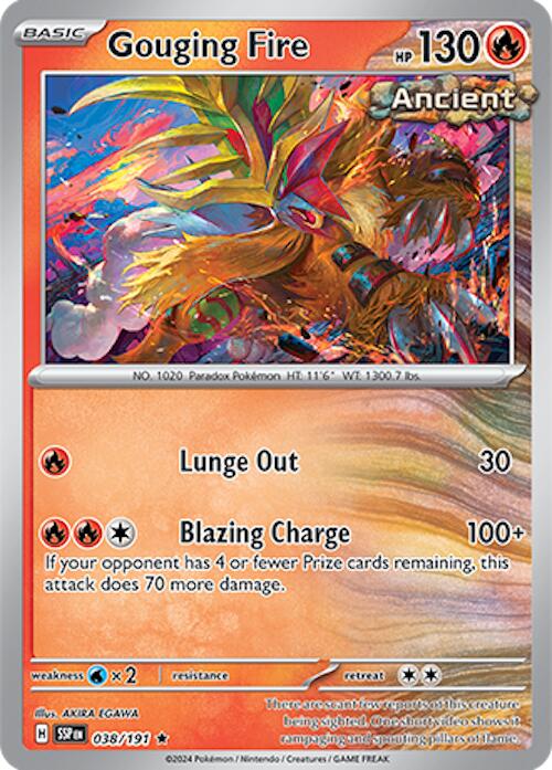 Gouging Fire card artwork