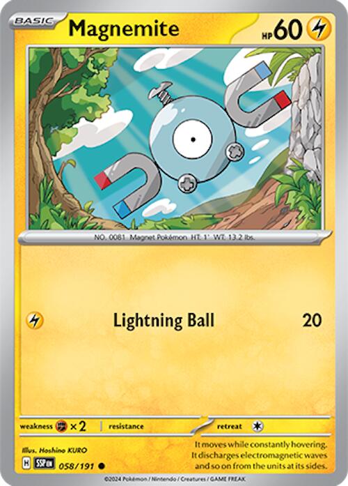Magnemite card artwork