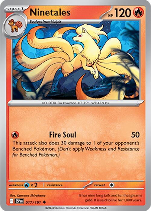 Ninetales card artwork