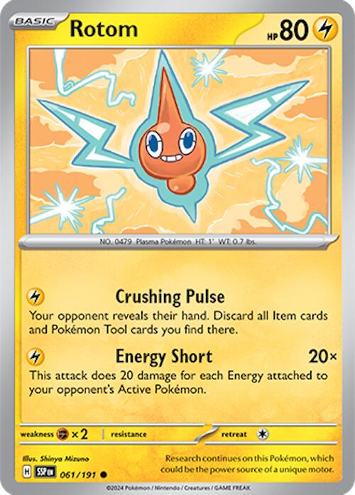 Rotom card artwork