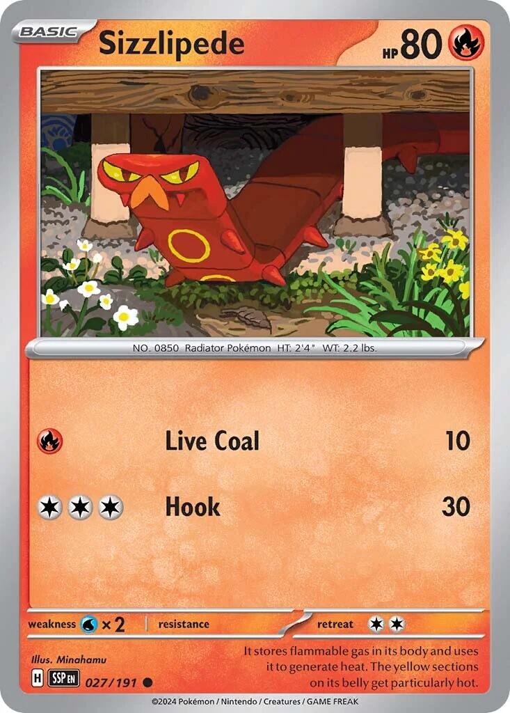 Sizzlipede card artwork