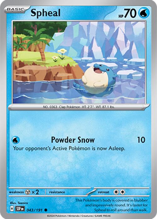 Spheal card artwork