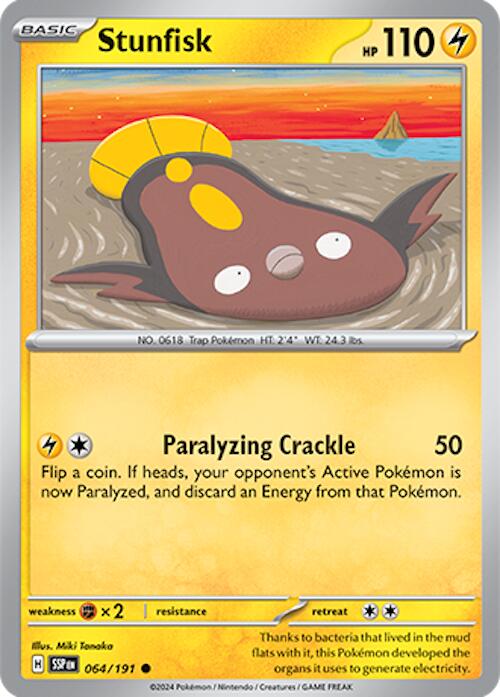 Stunfisk card artwork