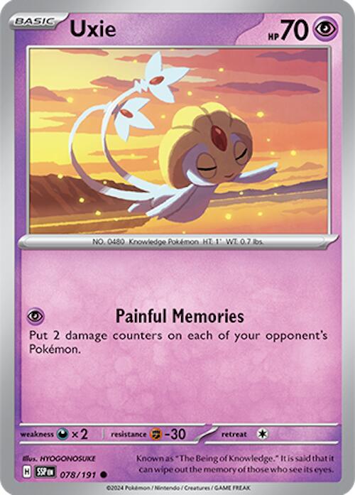 Uxie card artwork