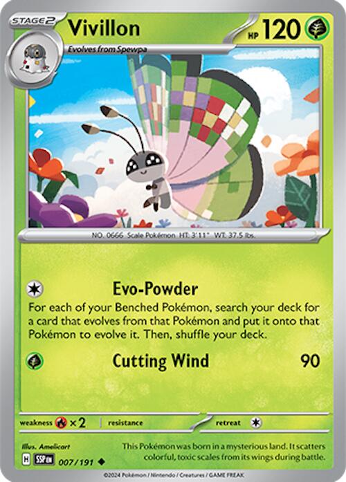 Vivillon card artwork