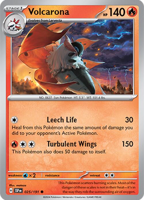 Volcarona card artwork