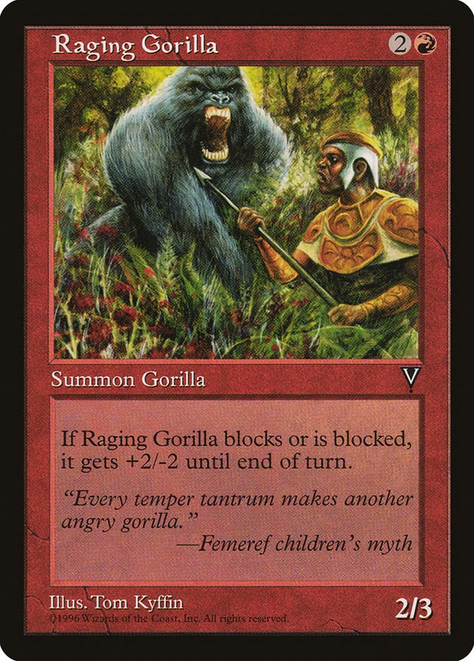 Tigorilla Raging Gorilla - Visions - Magic: The Gathering
