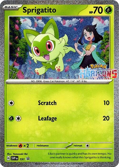 Sprigatito (SVP Black Star Promos) — Pokémon TCG card