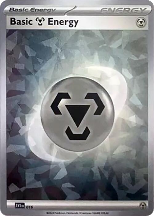 Basic Metal Energy (Cracked Ice Holo) card artwork