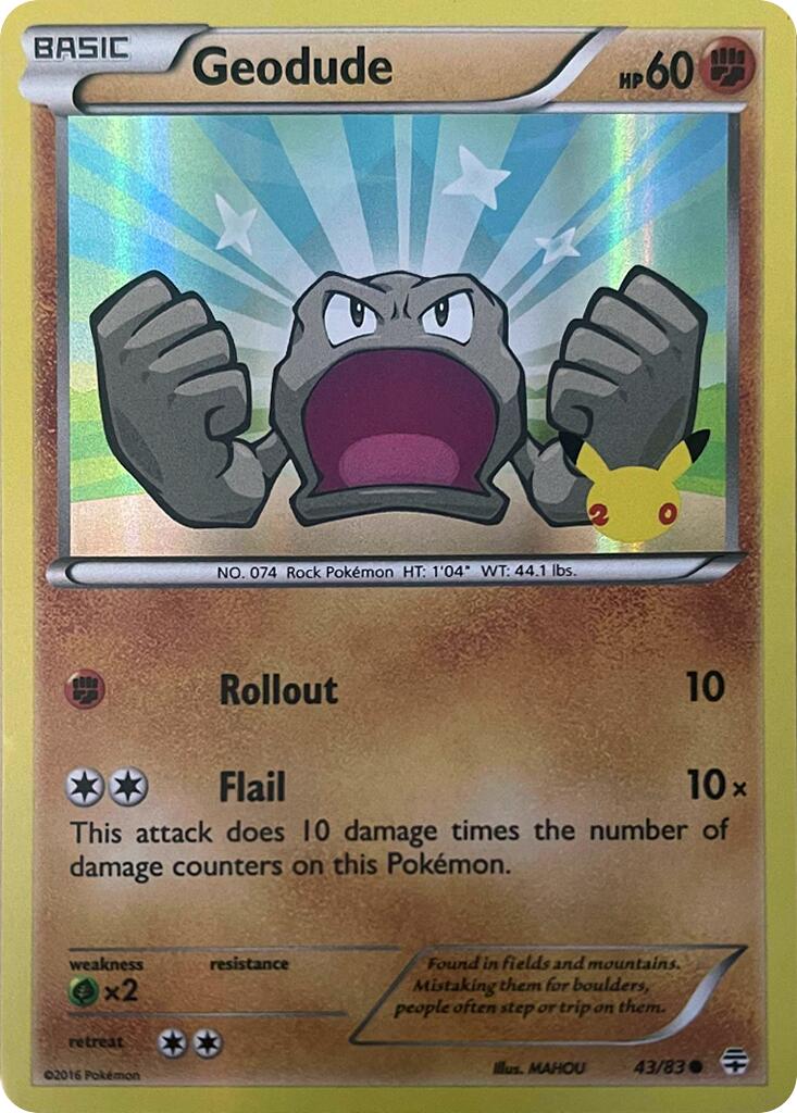 Geodude card artwork