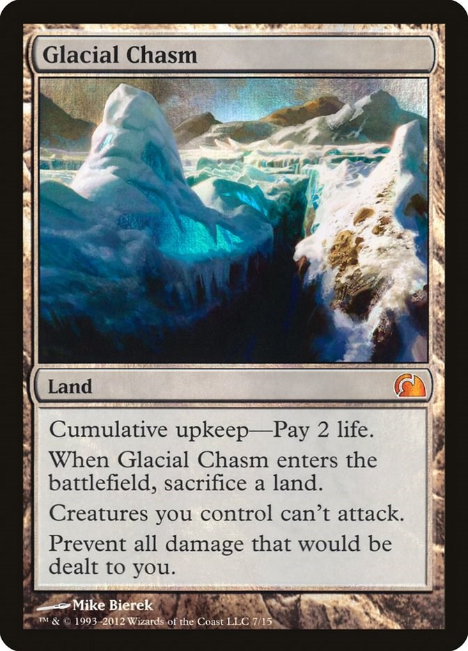 Glacial Chasm - From the Vault: Realms - Magic: The Gathering