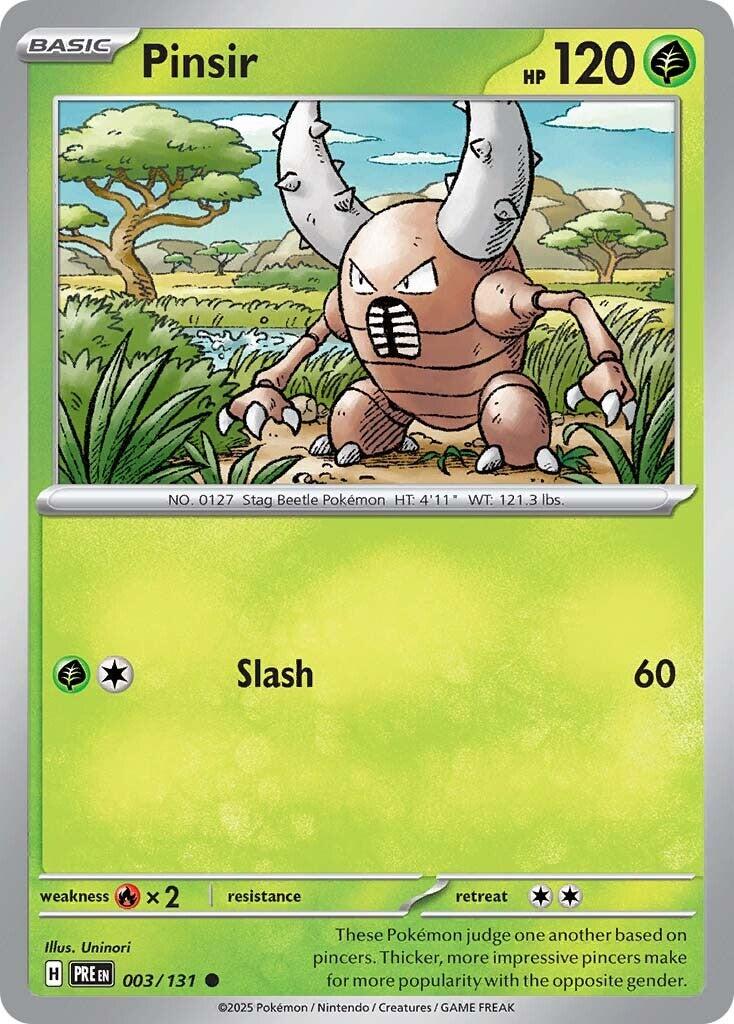 Pinsir card artwork