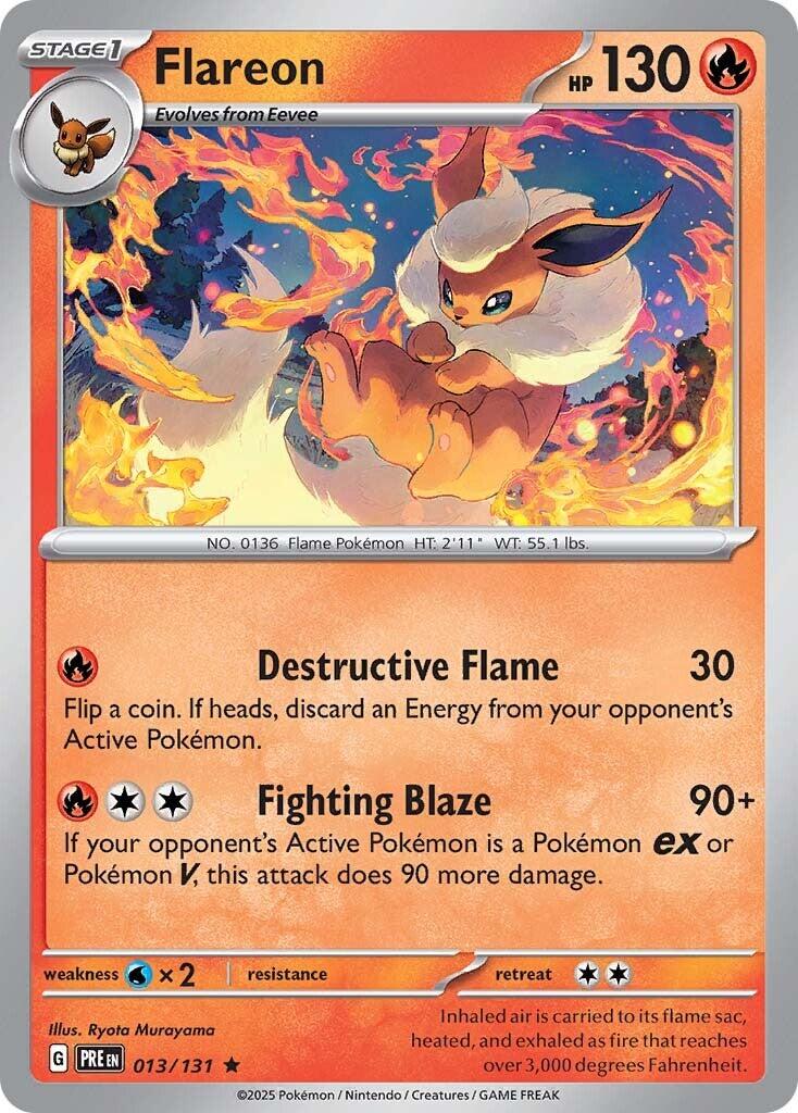 Flareon card artwork