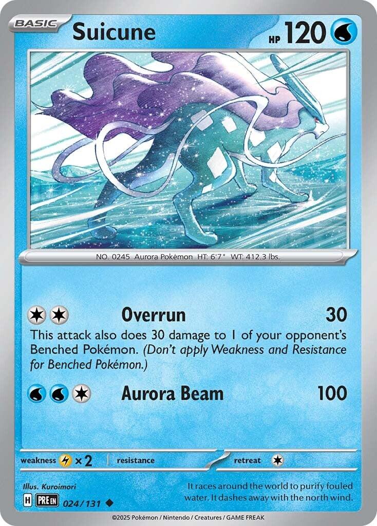 Suicune card artwork