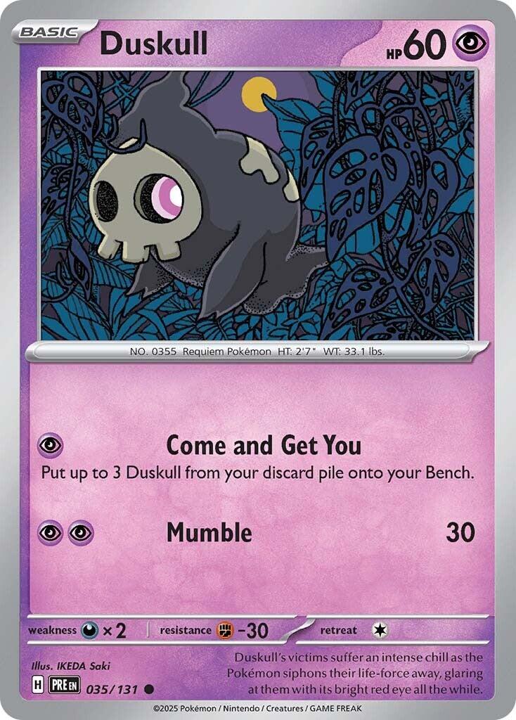 Duskull card artwork