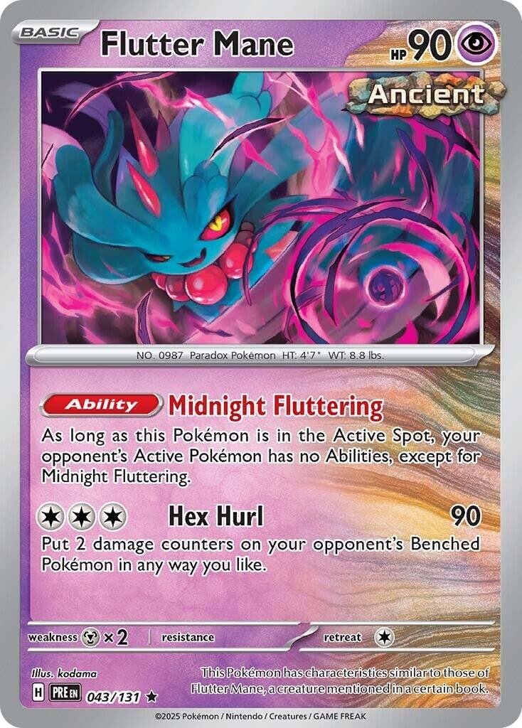 Flutter Mane card artwork