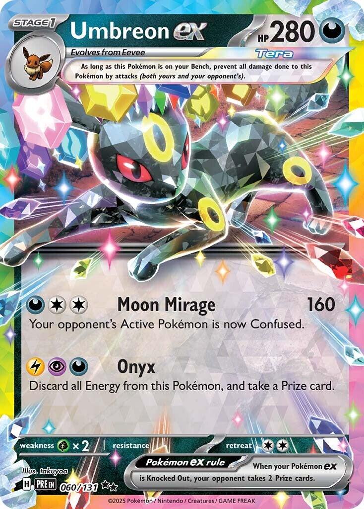 Umbreon ex card artwork