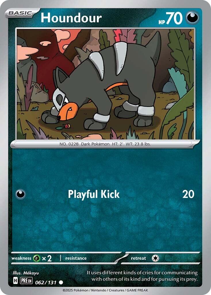 Houndour card artwork