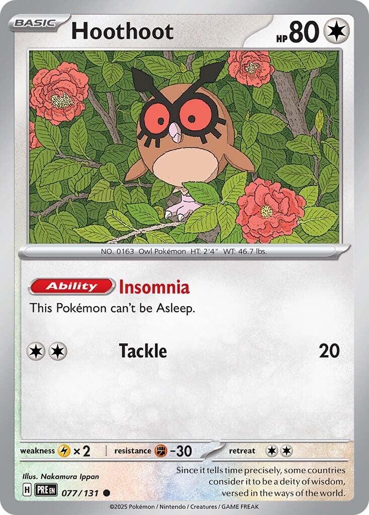 Hoothoot card artwork