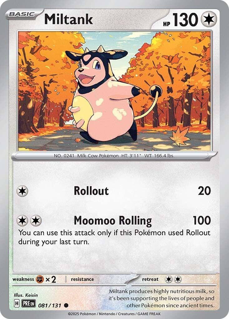 Miltank card artwork