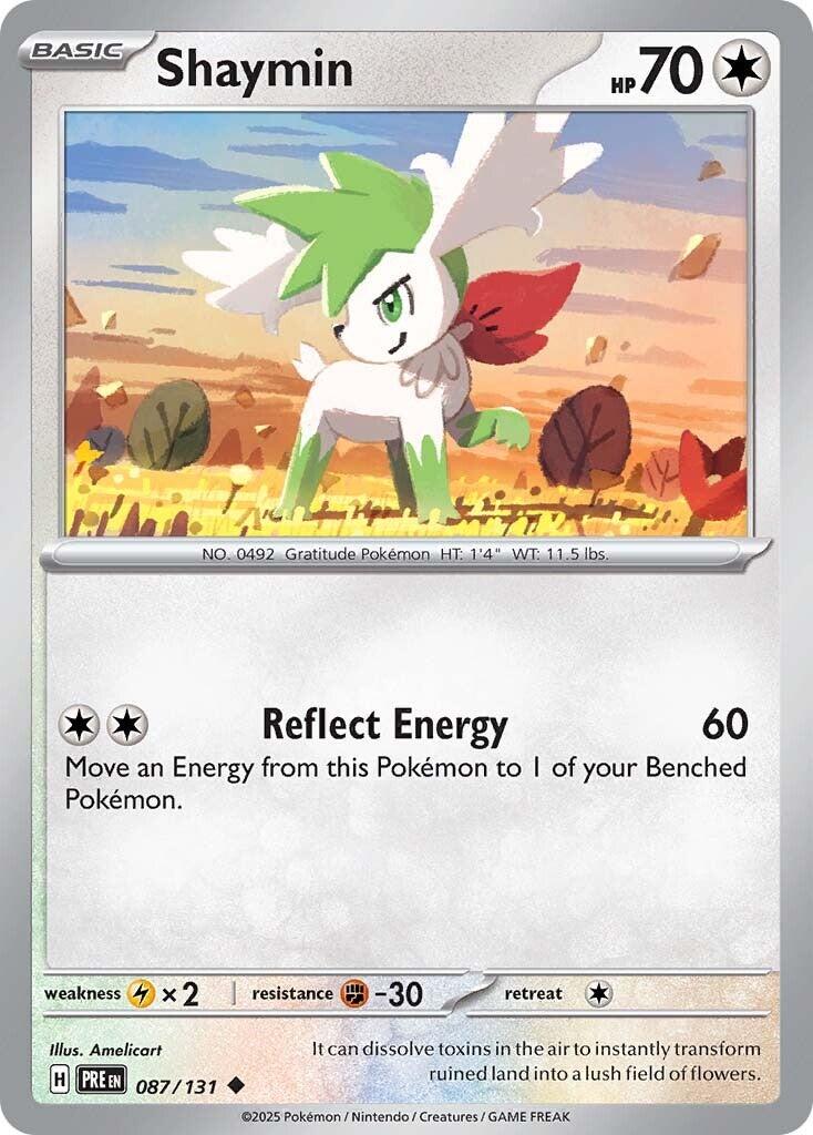 Shaymin card artwork