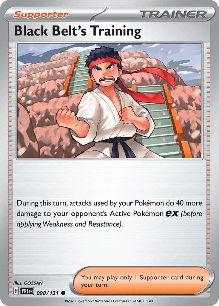 Black Belt's Training card artwork