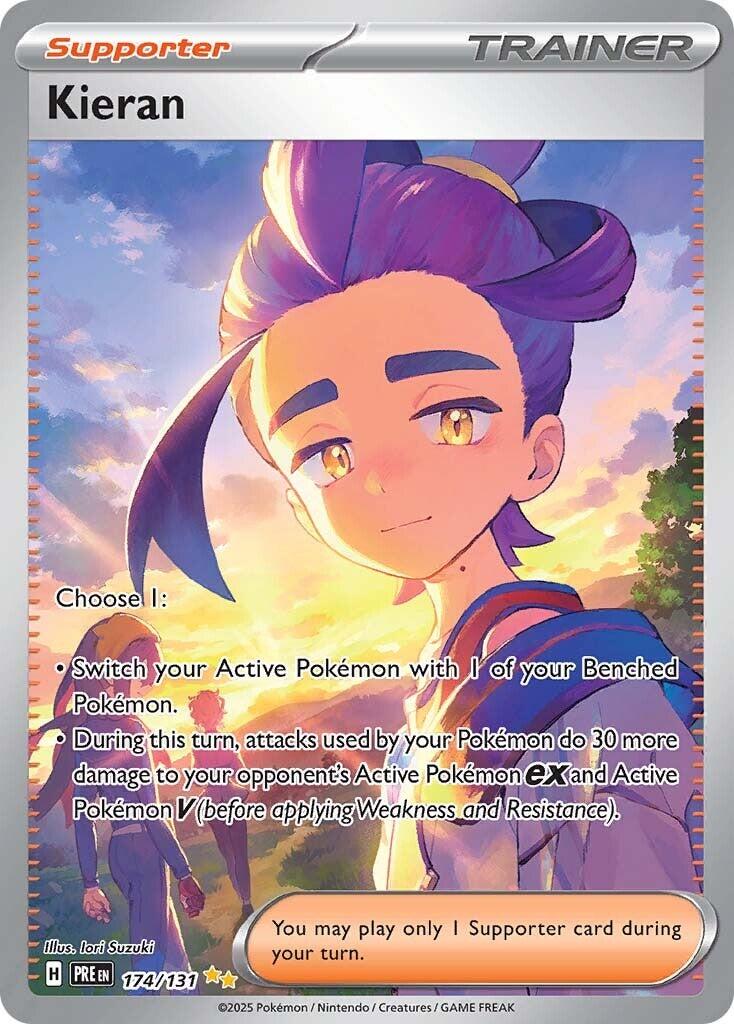 Pokemon - Kieran - 174/131 - SV: Prismatic Evolutions - Holo