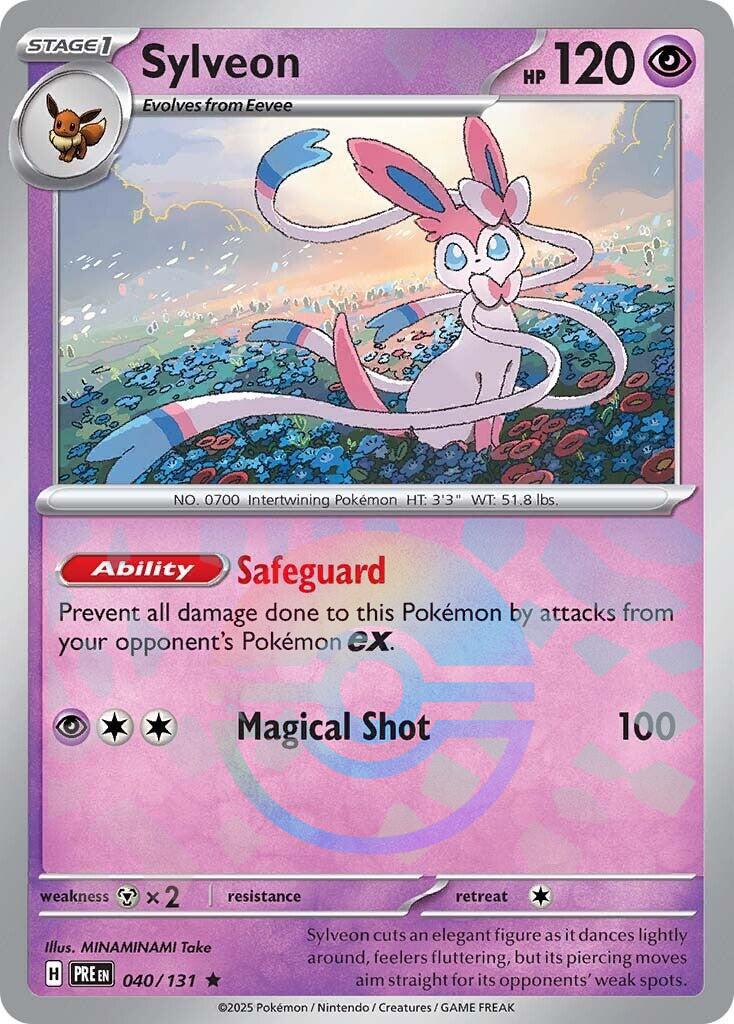 Sylveon (Poke Ball Pattern) card artwork