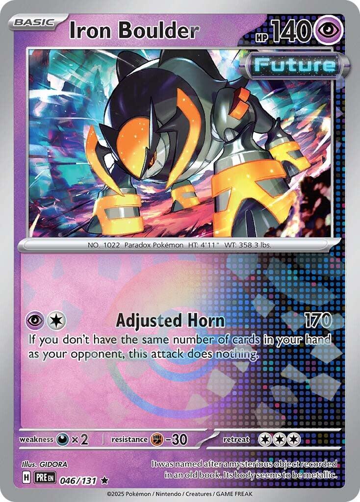 Iron Boulder (Poke Ball Pattern) card artwork