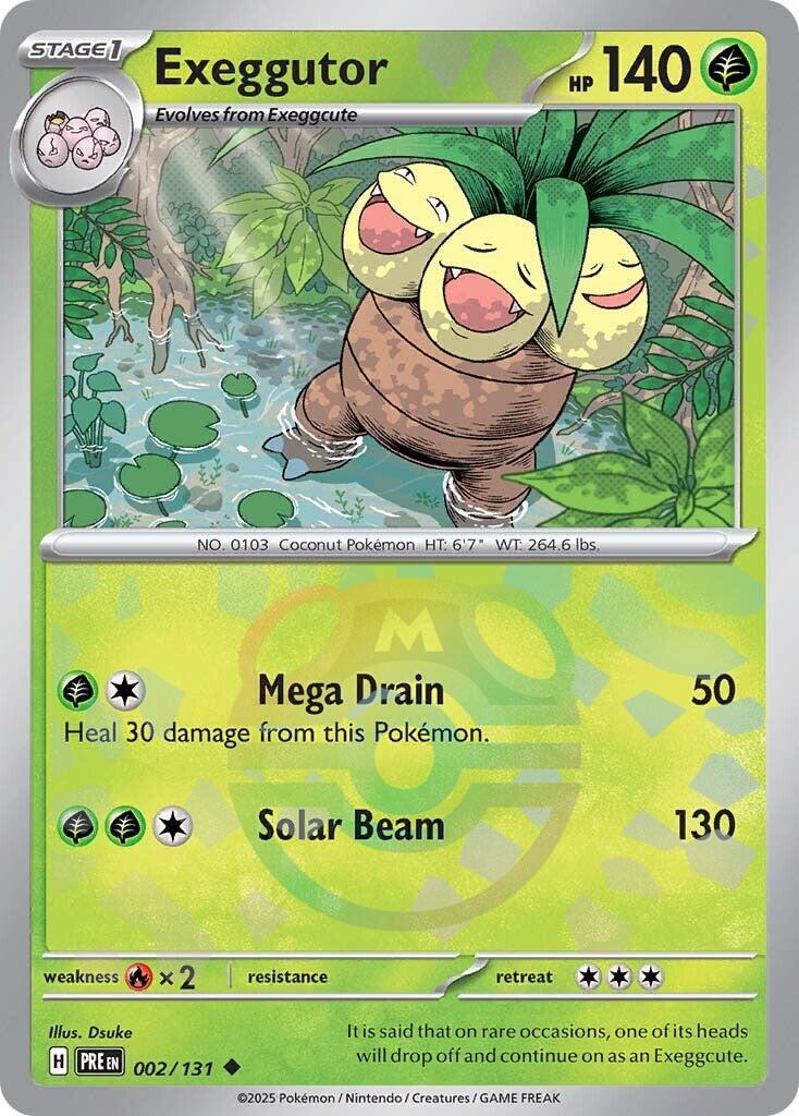 Exeggutor (Master Ball Pattern) card artwork