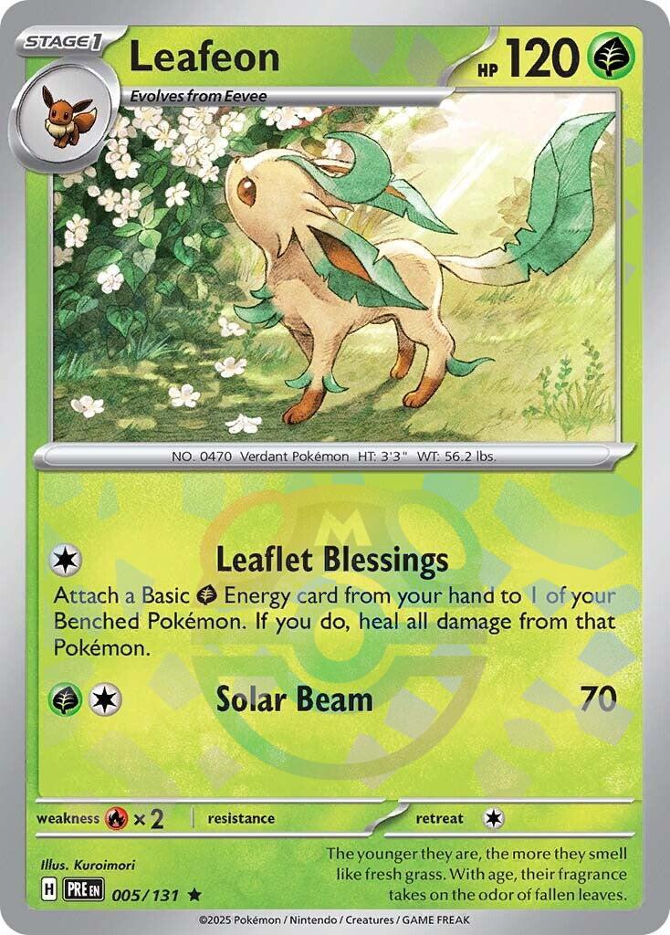 Leafeon (Master Ball Pattern) card artwork