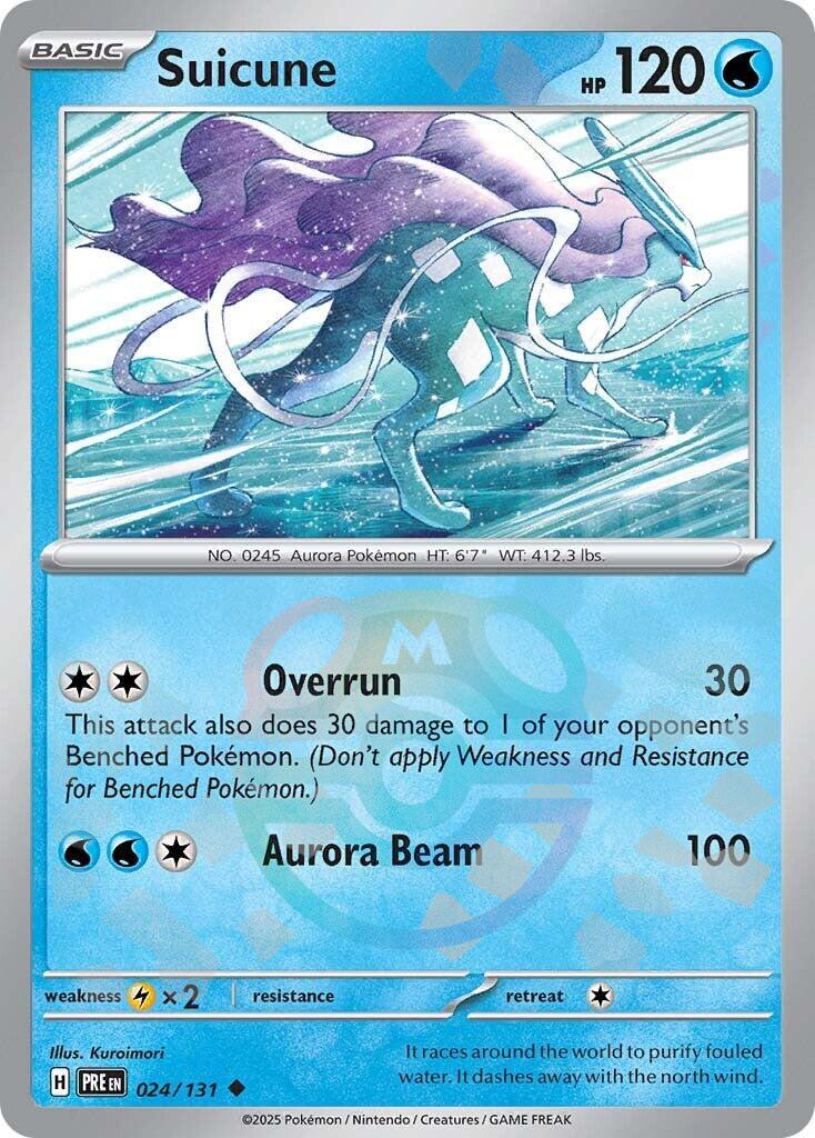 Suicune (Master Ball Pattern) card artwork