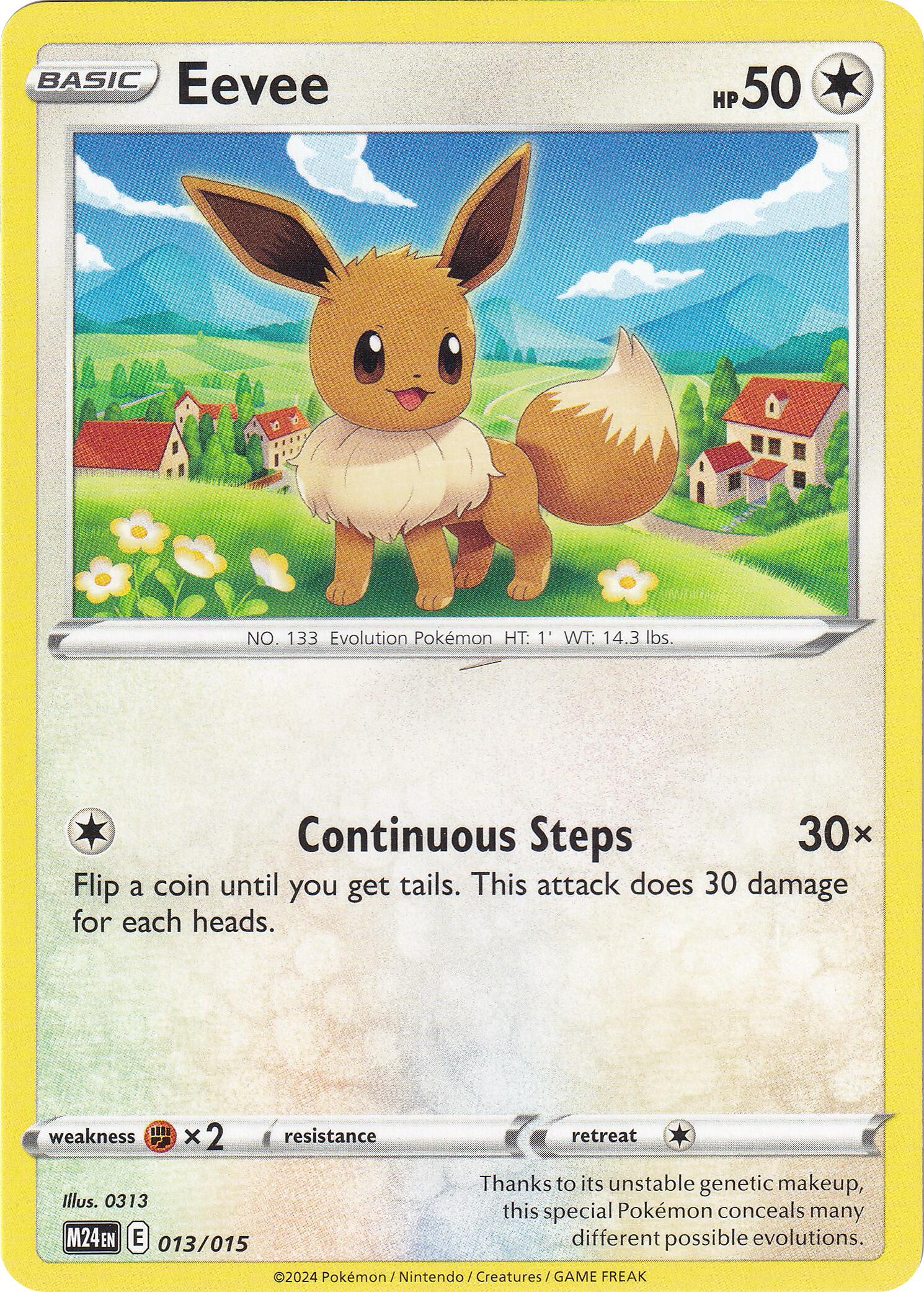 Eevee card artwork