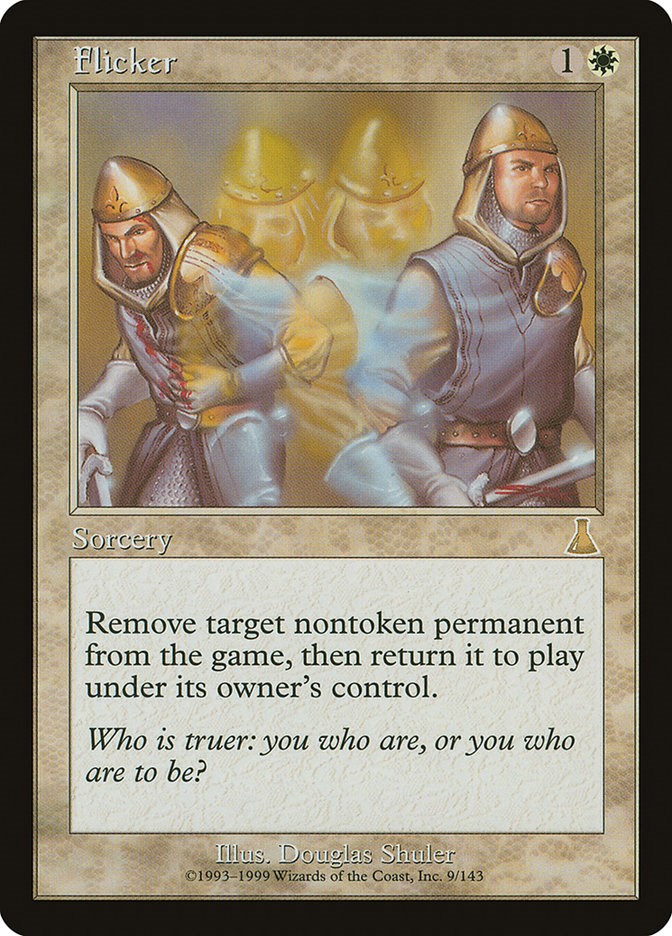 Then return. Urza Destiny MTG.