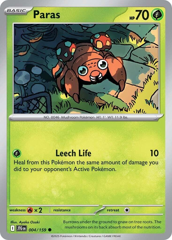 Paras card artwork